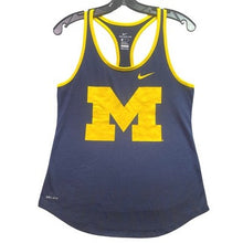 Load image into Gallery viewer, Michigan Wolverines Tank Top Mens Small Racer Back Athletic Work Out Running