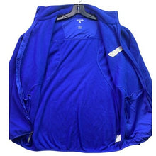Load image into Gallery viewer, NBC Golf Jacket Mens Large Blue Fleece Full Zip Athleisure Outdoors Performance