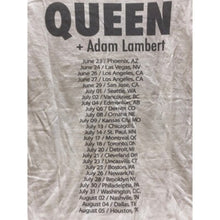 Load image into Gallery viewer, Queen Adam Lambert Shirt Womens Medium Graphic Grunge Punk Rock Streetwear White