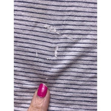 Load image into Gallery viewer, Boden Shirt Womens Small Striped V Neck Grunge Short Sleeve Casual Streetwear