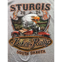 Load image into Gallery viewer, Sturgis Shirt Mens Medium Biker Motorcycle Grunge Rally Gray Streetwear