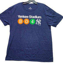 Load image into Gallery viewer, New York Yankees Shirt Mens Large Yankee Stadium Subway Spell Out Streetwear