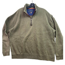 Load image into Gallery viewer, Orvis Sweater Mens Extra Large Pullover Quarter Zip Preppy Academia Outdors