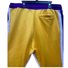 Load image into Gallery viewer, Rue21 Pants Mens Extra Large Athletic Track Gold Purple White Stripe Pockets