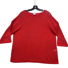 Load image into Gallery viewer, J Jill Sweater Womens Large Linen Blend Beachy Coastal Mature Career Office
