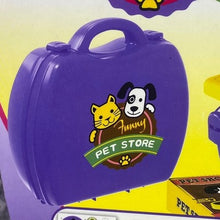 Load image into Gallery viewer, Pet Grooming Pretend Playset Case 16-Piece Interactive Sensory Play Ages 3+