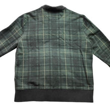 Load image into Gallery viewer, LRL Ralph Lauren Jacket Womens Medium Green Plaid Full Zip Preppy Academia