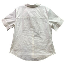 Load image into Gallery viewer, Chico's Blouse Womens 1.5 White Career Professional Mature Workwear Button Up