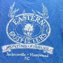 Load image into Gallery viewer, Eastern Outfitters Shirt Mens Medium Hunting Fishing Graphic Spell Out Outdoors