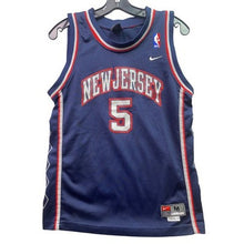 Load image into Gallery viewer, New Jersey Nets Jersey Mens Medium Jason Kidd #5 NBA Basketball Throwback