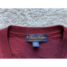Load image into Gallery viewer, Brooks Brothers Sweater Mens XXL Brookstech Merino Wool VNeck Soft Knit Pullover