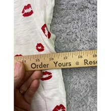 Load image into Gallery viewer, Soft Joie Shirt Womens Small Red Kiss Lips AOP Slub Festival Holiday Streetwear
