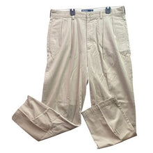 Load image into Gallery viewer, Polo Ralph Lauren Pants Mens 34x29 Tan Pleated Performance Academia Preppy