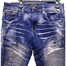 Load image into Gallery viewer, ARKETYPE 16 Jeans Mens 29x29 Moto Biker Distressed Slim Fit Y2K Grunge