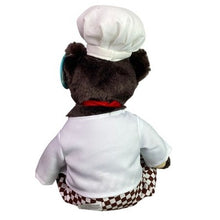 Load image into Gallery viewer, Giftable World Chef Bear Plush Stuffed Animal 10 Inch Brown White Outfit