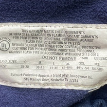 Load image into Gallery viewer, Bulwark Jacket Mens Medium Flame Resistant Full Zip Hooded Grunge Workwear