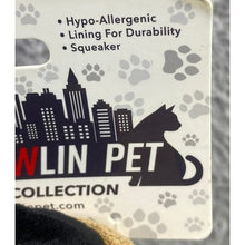 Load image into Gallery viewer, Lion Dog Toy Squeaker Corduroy 12" long Metro PawLin Pet