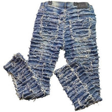 Load image into Gallery viewer, Another Hype Piece AHP Jeans Mens 40x36 Distressed Thrashed Grunge Streetwear