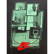 Load image into Gallery viewer, Nike Shirt Mens Large Black Basketball Center Swoosh Hoops Spell Out Athleisure