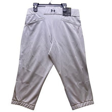 Load image into Gallery viewer, Under Armour Softball Pants Womens Medium Baseball Gray Uniform NWT