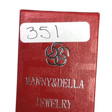 Load image into Gallery viewer, Red Crystal Clover Necklace Earrings Ring Jewelry Set Silver Tone Gift Box