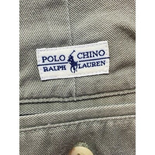 Load image into Gallery viewer, POLO Ralph Lauren Pants Adult 36x30 Green Khaki Straight Leg Pleated Chino Mens