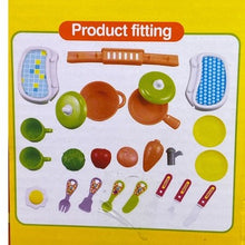 Load image into Gallery viewer, Kitchen Cook Little Chef Set 26 PCS Toy Playset For Kids Ages 3 Plus NO 008 919