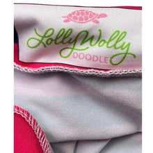 Load image into Gallery viewer, Lolly Wolly Doodle Pants Womens Extra Large Pink Navy Striped Wide Leg Lounge
