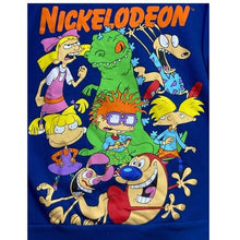 Load image into Gallery viewer, Nickelodeon Sweatshirt Women Extra Large AOP Sleeve Hits 90s Cartoons Streetwear