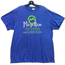 Load image into Gallery viewer, Magellan Shirt Mens Large Blue Spell Out Fishing Outdoors Everyday Streetwear