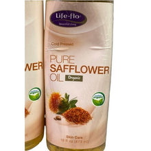Load image into Gallery viewer, Life Flo Pure Safflower Oil Organic Cold Pressed Skin Care 16 oz 3 Pack