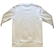 Load image into Gallery viewer, Adidas Sweatshirt Mens Medium White Black Pullover Athleisure Preppy Crew Neck