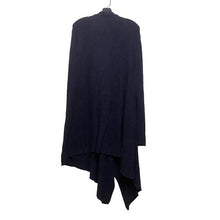Load image into Gallery viewer, Barefoot Dreams Cardigan Womens Extra Large Waterfall Open Front Black