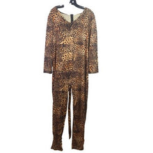 Load image into Gallery viewer, Catsuit Bodysuit Womens Large Leopard Tail Jumpsuit Halloween Costume Cosplay