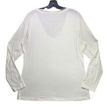 Load image into Gallery viewer, Banana Republic Shirt Womens Extra Large Ivory Tencel Blend Career Office Preppy