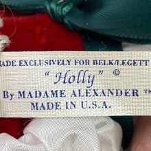 Load image into Gallery viewer, Vintage Madame Alexander Doll Holly 84-S Original Box Green Eyes Strung