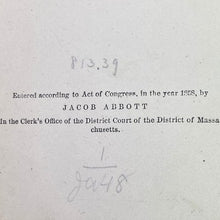 Load image into Gallery viewer, Rare 1858 Rollo in Europe Hardcover Book Vintage Childrens Engravings