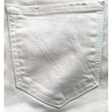Load image into Gallery viewer, MOTHER Jeans Womens 28 Mid Rise Dazzler Crop Fray Cream Puffs Preppy Everyday