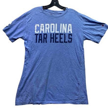 Load image into Gallery viewer, Carolina Tar Heels Shirt Mens Medium Blue UNC University Spell Out Academia