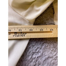 Load image into Gallery viewer, Vtg It's A Lehigh Dress Womens Extra Large Ivory Union Pearl Keyhole Gothic 46"