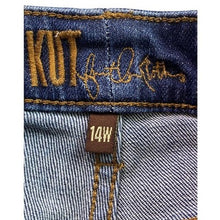 Load image into Gallery viewer, KUT from the Kloth Shorts Womens 14W Blue Jean Cut Off Frayed Denim Casual