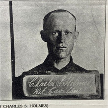 Load image into Gallery viewer, Antique 1912 Wanted Poster Mugshot Robbery Assault Murder Vintage Ephemera