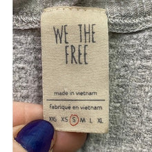 Load image into Gallery viewer, Free People Shirt Womens Small Oversized Raw Grunge Waffle Knit Everyday