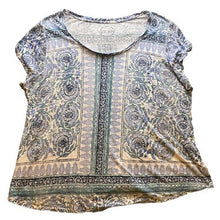 Load image into Gallery viewer, Lucky Brand Shirt Womens 2XL Floral Bloomcore AOP Boho Flowy Mature