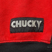 Load image into Gallery viewer, Chucky Hoodie Mens 3XL Colorblock AOP Grunge Streetwear Spell Out Horror