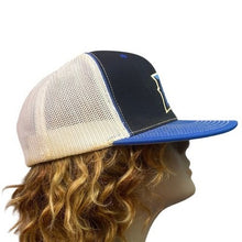 Load image into Gallery viewer, Canes Baseball Hat Adult Small - Medium Cap Trucker Mesh Spell Out Script