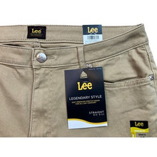 Load image into Gallery viewer, Lee Pants Mens Medium Legendary Style Straight Leg Chino Dress Workwear NWT