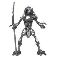 Load image into Gallery viewer, Predator Figurine Recycled Metal Art Nut Bolt Sci-Fi Warrior Collectible