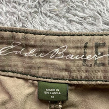Load image into Gallery viewer, Eddie Bauer Shorts Womens 12 Khaki Gorpcore Hiking Outdoors Everyday Streetwear