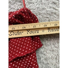 Load image into Gallery viewer, Maeve Anthropologie Blouse Womens Medium Polka Dot One Shoulder Ruffle Bow